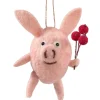Käthe Wohlfahrt Baumschmuck Aus Filz-Schweinchen Aus Filz