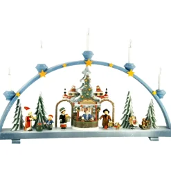 Käthes Original Käthes Original Figuren-Schwibbögen "Christkindlmarkt", 115V