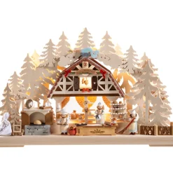 Käthes Original Schwibbögen-Schwibbögen "In Der Weihnachtsbackerei", 115V Mit Usb A-Anschluss