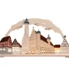RATAGS Holzdesign Rothenburg Motive-Schwibbögen "Rothenburg Ob Der Tauber" 115V Mit Usb A-Anschluss