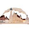 RATAGS Holzdesign Rothenburg Motive-Schwibbögen "Rothenburg Ob Der Tauber" 115V