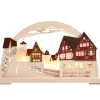 RATAGS Holzdesign Rothenburg Motive-Schwibbögen "Rothenburg Plonlein", 115 V Mit Usb A-Anschluss
