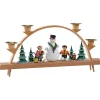 Käthes Original Schwibbögen-Schwibbögen "Schneemann Mit Kinder"