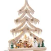 Käthes Original Schwibbögen-Schwibbögen "Tanne Winterwald", 230V Mit Usb A-Anschluss
