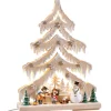 Käthes Original Schwibbögen-Schwibbögen "Tanne Winterwald", 115V Mit Usb A-Anschluss