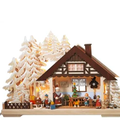 Käthes Original Schwibbögen-Schwibbögen "Weihnachtstraume Werden Wahr", 230V Mit Usb A-Anschluss