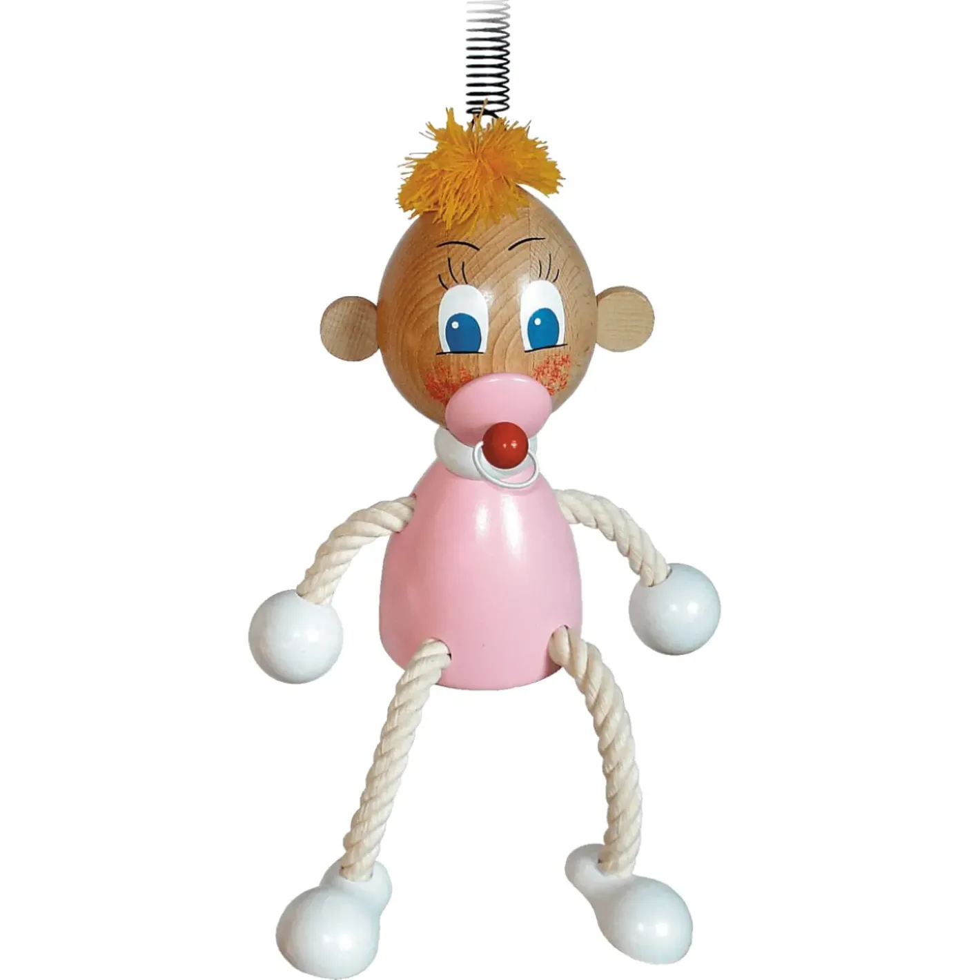 Käthe Wohlfahrt Spielzeug-Schwingfigur "Baby Madchen"