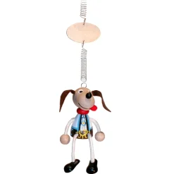 Käthe Wohlfahrt Spielzeug-Schwingfigur "Bayerischer Dackel"