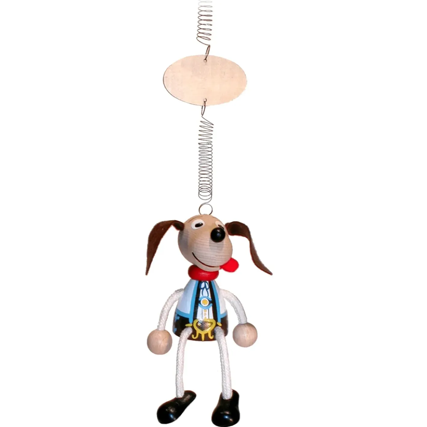 Käthe Wohlfahrt Spielzeug-Schwingfigur "Bayerischer Dackel"