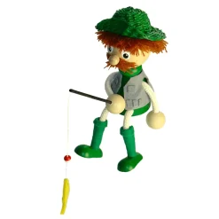 Käthe Wohlfahrt Spielzeug-Schwingfigur "Fischer"