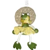 Käthe Wohlfahrt Spielzeug-Schwingfigur "Frosch Mit Kleidchen"