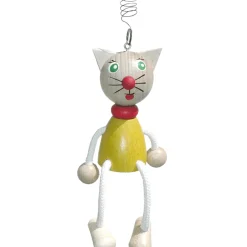 Käthe Wohlfahrt Spielzeug-Schwingfigur "Katze"