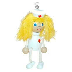Käthe Wohlfahrt Spielzeug-Schwingfigur "Krankenschwester"