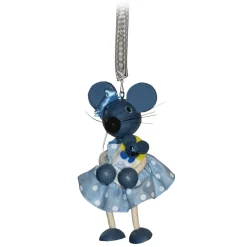 Käthe Wohlfahrt Spielzeug-Schwingfigur "Maus Mit Baby"
