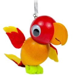 Käthe Wohlfahrt Spielzeug-Schwingfigur "Papagei" Mit Wackelaugen