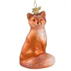 Poesie in Glas Baumschmuck Aus Glas-Sitzender Fuchs