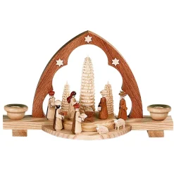 Müller Kleinkunst Schwibbögen-Spitzbogen "Christi Geburt",