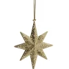 Käthe Wohlfahrt Baumschmuck Aus Messing-Stern Filigran, Goldfarben