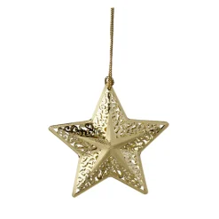 Käthe Wohlfahrt Baumschmuck Aus Messing-Stern, Gold