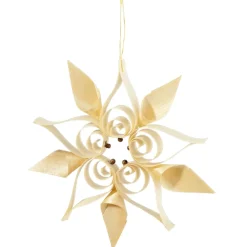 Käthe Wohlfahrt Baumschmuck Aus Holz-Stern Mit Holzperlen