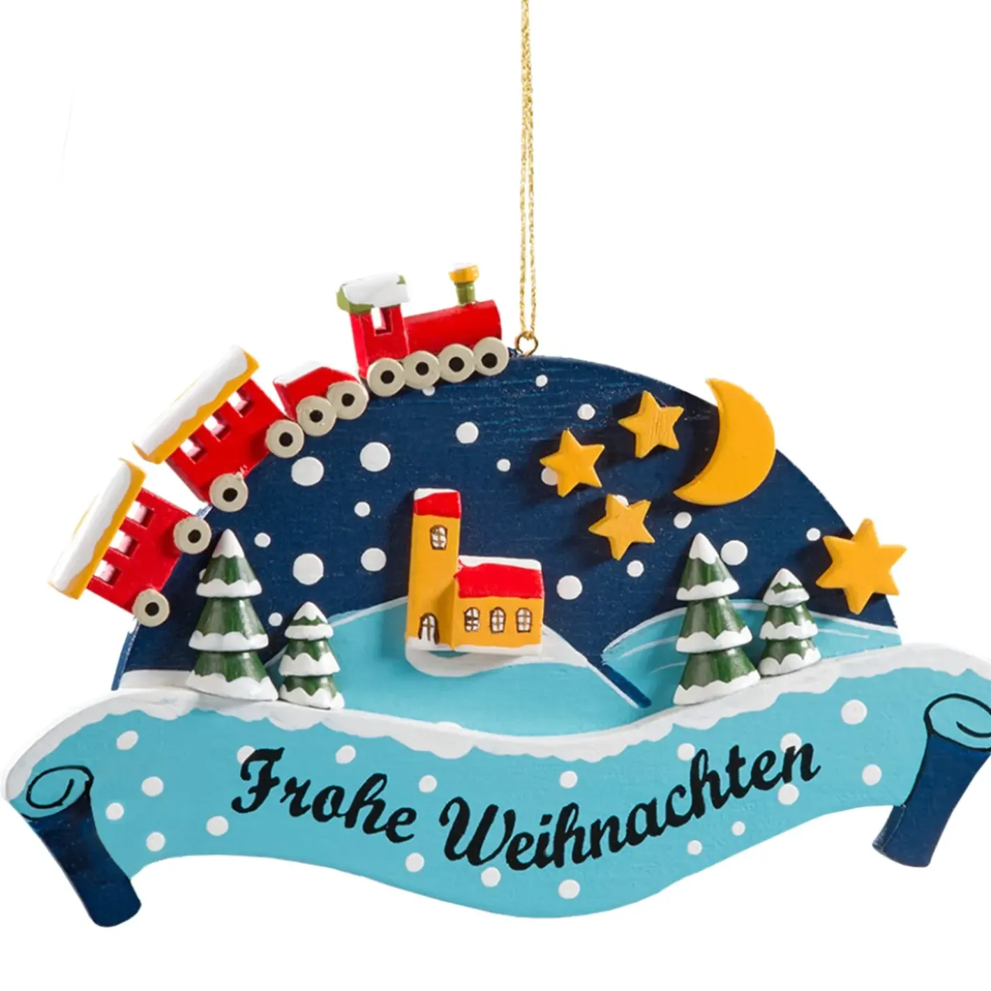 Käthes Original Baumschmuck Aus Holz-Sternenhimmel