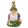 Poesie in Glas Baumschmuck Aus Glas-Tannen-Weihnachtsmann