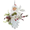 Käthe Wohlfahrt Baumschmuck Aus Acrylglas-Tannenzapfen Mit Weihnachtsmann