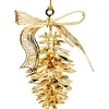 Käthe Wohlfahrt Baumschmuck Aus Messing-Tannenzapfen, Vergoldet