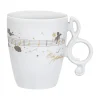 Meissen Porzellan Tischdeko-Tasse "Oh Du Frohliche"