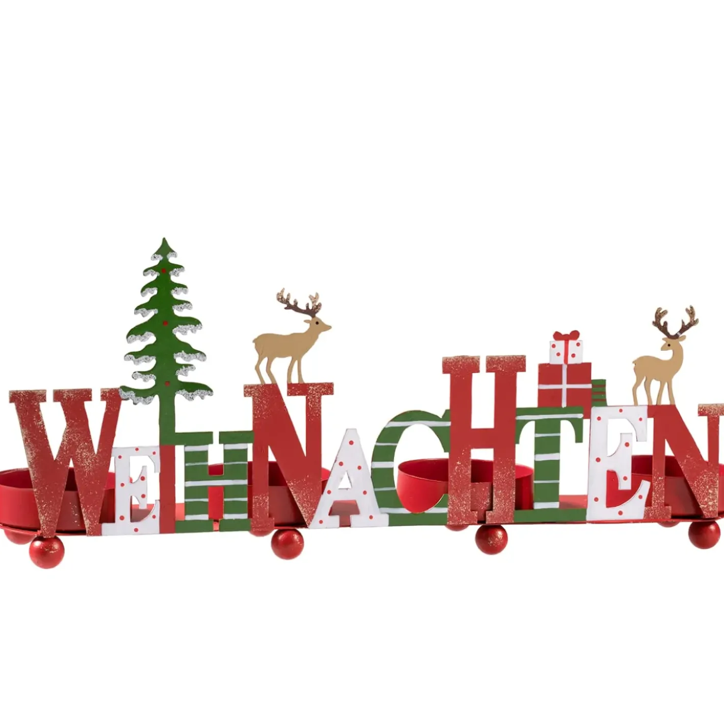 Käthe Wohlfahrt Kerzen & Teelichthalter-Teelichthalter "Leuchtende Weihnachten"