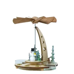 Käthe Wohlfahrt Pyramiden-Teelicht-Pyramide "Schneemann"