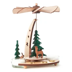 Käthe Wohlfahrt Pyramiden-Teelicht-Pyramide "Waldtiere"