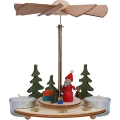 Käthe Wohlfahrt Pyramiden-Teelicht-Pyramide "Weihnachtsmann"