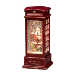 KONSTSMIDE Standfiguren-Telefonzelle Mit Weihnachtsmann