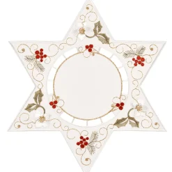 Käthe Wohlfahrt Tischdeko-Tischdecke "Christrose Weis", 25Cm