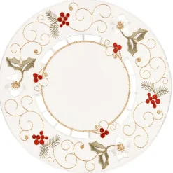 Käthe Wohlfahrt Tischdeko-Tischdecke "Christrose Weis", 20Cm