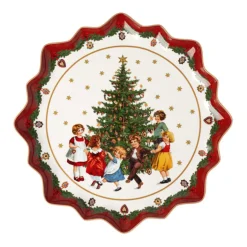 Villeroy & Boch Tischdeko-Toy'S Fantasy Gebackteller Tief, Kinder Tanzen Um Baum
