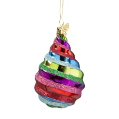 Poesie in Glas Baumkugeln Und Set-Angebote-Tropfen Bunt