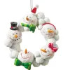 Käthe Wohlfahrt Adventsdeko & Kalender-Turkranz "Schneemannreigen"