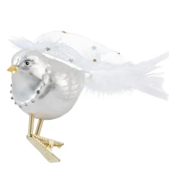 Poesie in Glas Baumschmuck Aus Glas-Vogel-Braut