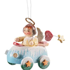 Käthes Original Baumschmuck Aus Holz-Weihnachtsfahrt