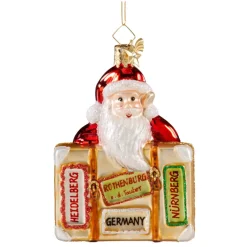 Poesie in Glas Deutschland Motive-Weihnachtsmann Auf Deutschlandtour