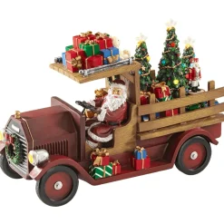 Käthe Wohlfahrt Spieldosen-Weihnachtsmann Im Lastwagen
