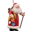 Käthes Original Baumschmuck Aus Holz-Weihnachtsmann Mit Geschenken