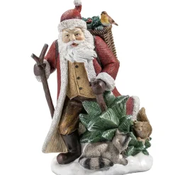 Käthe Wohlfahrt Standfiguren-Weihnachtsmann Mit Waldtieren