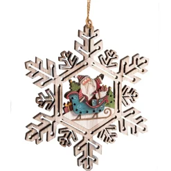 Käthe Wohlfahrt Hängedeko-Weihnachtsmanns Schlittenfahrt
