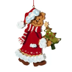 Käthes Original Baumschmuck Aus Holz-Weihnachtsteddy