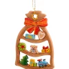 Käthes Original Baumschmuck Aus Holz-Weihnachtswunsche