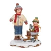 Hubrig Volkskunst Hubrig Miniaturen-Winterkinder Beste Freunde