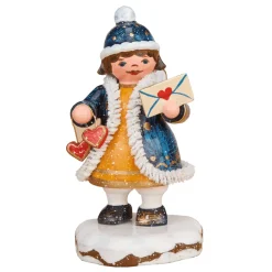 Hubrig Volkskunst Hubrig Miniaturen-Winterkinder Himmelskind "Mein Herzenswunsch"